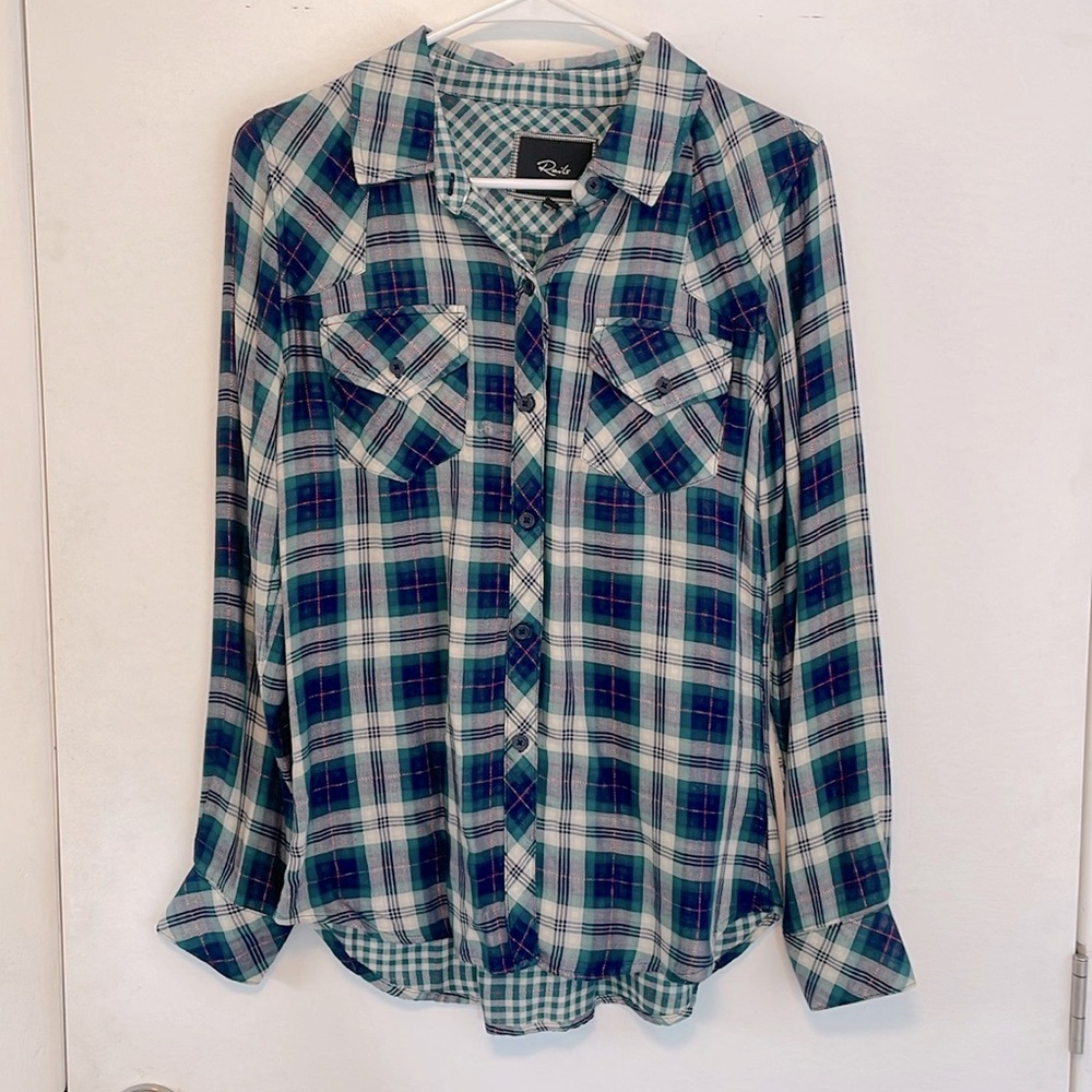 Rails Long Sleeve Plaid Shirt Size XS